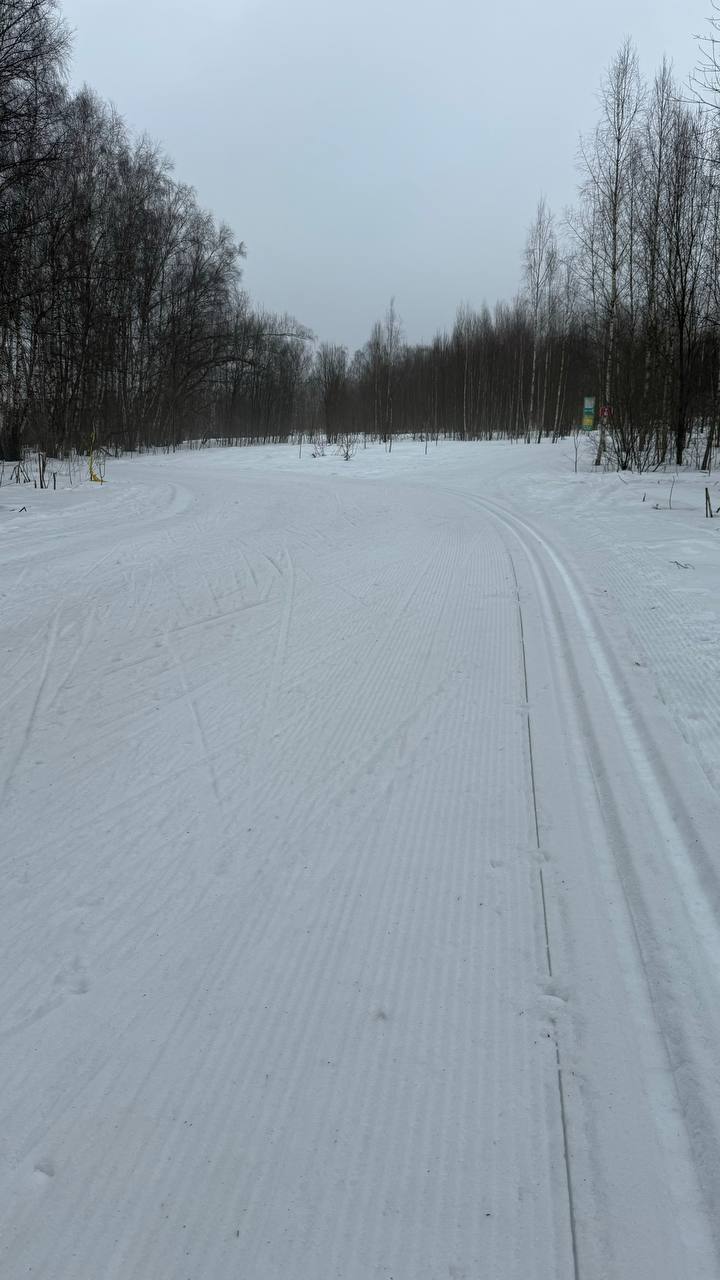 Поляны лыжная трасса вид 2.  