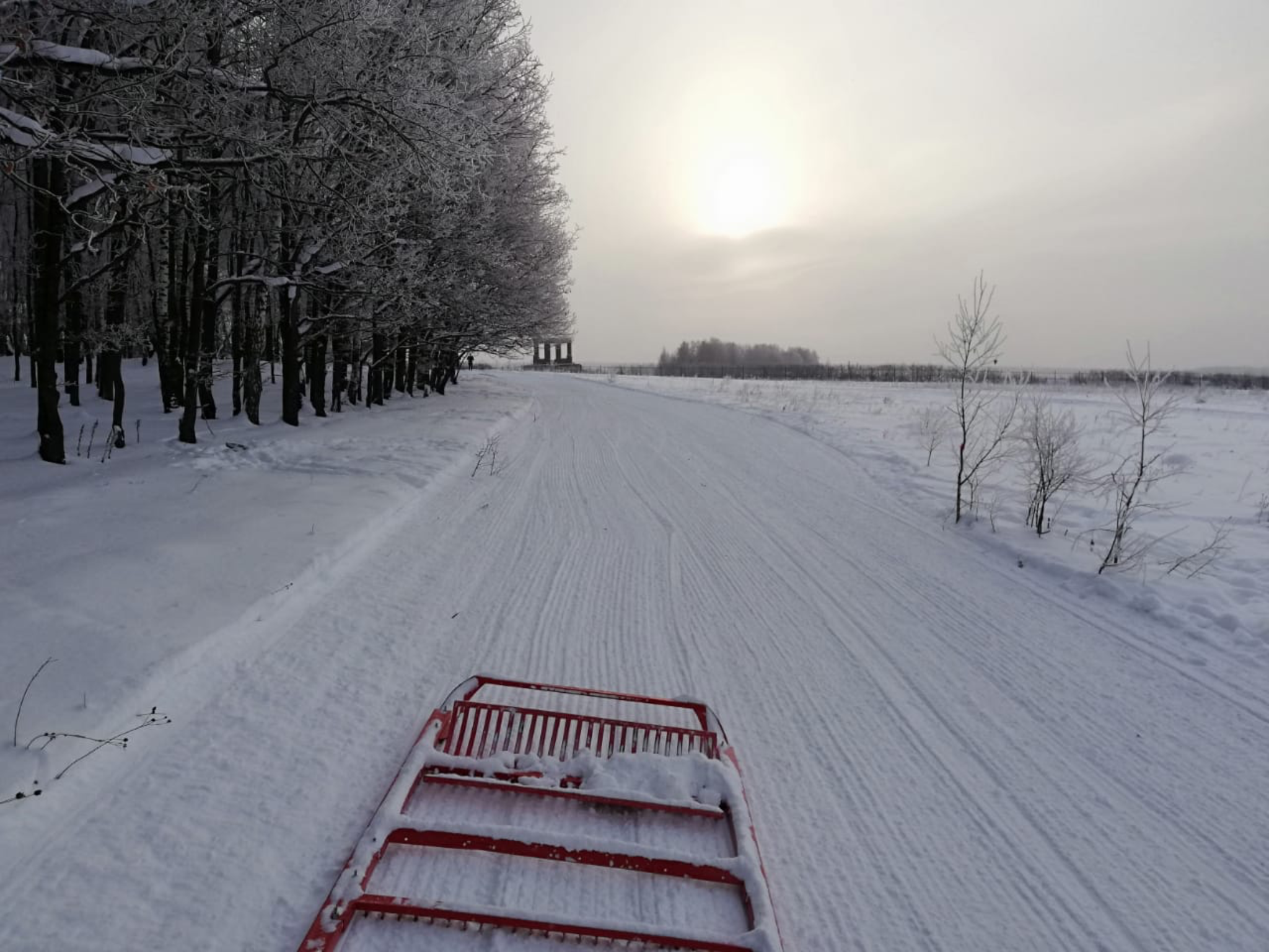 Домодедово лыжная трасса вид 2.  