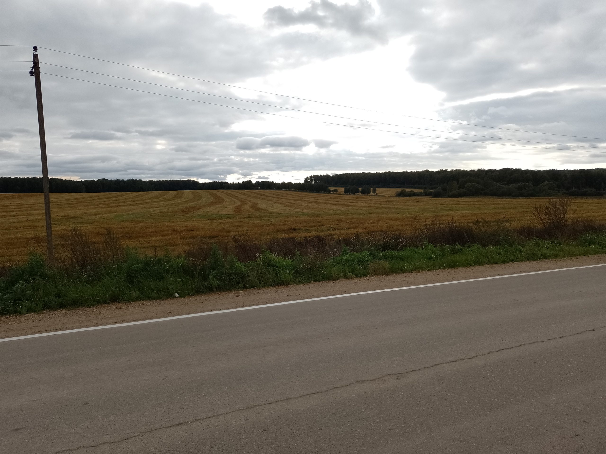 Н Горбово — Лызлово место для катания на лыжероллерах, автодорога вид 8.  