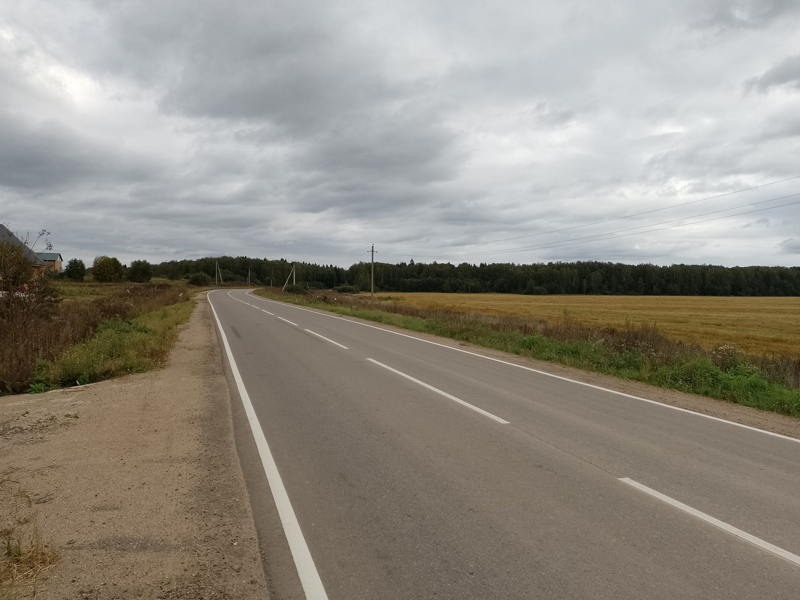 Н Горбово — Лызлово место для катания на лыжероллерах, автодорога вид 9.  