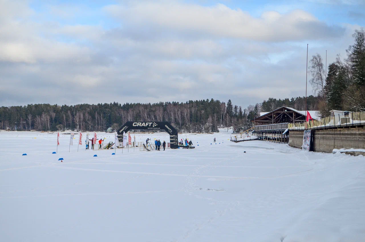 Романтик лыжная трасса вид 1.  