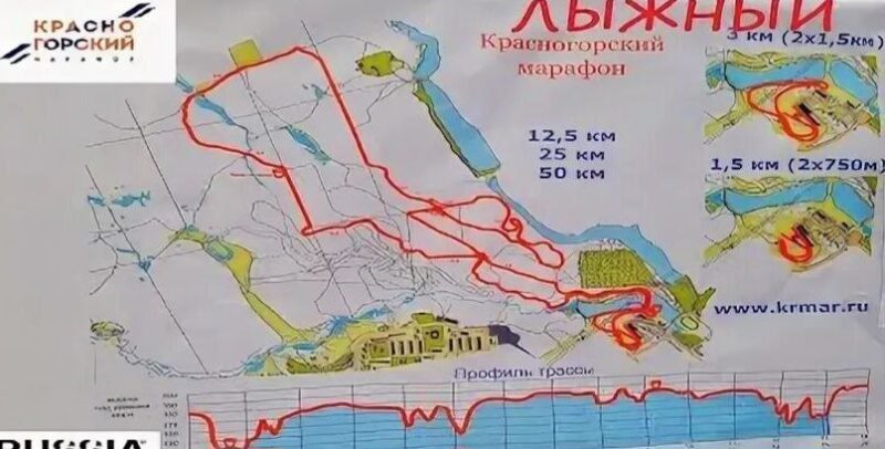 Трасса лыжная Красногорск, состояние на 31 января 2026 по отзыву, фото 1. 