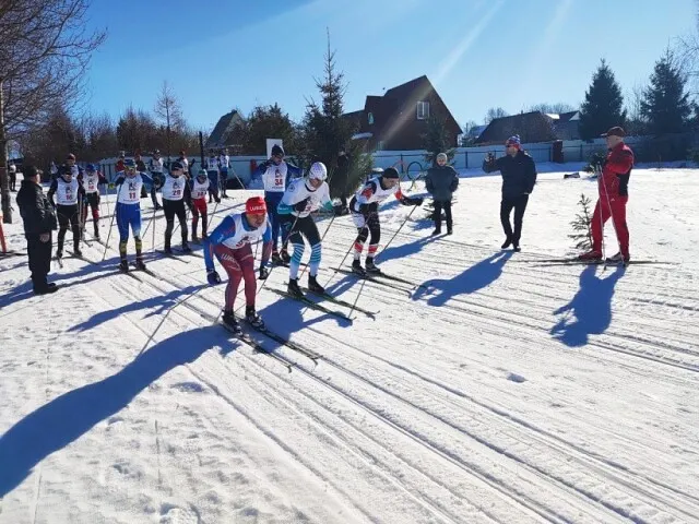 Первомайское лыжная трасса вид 2.  