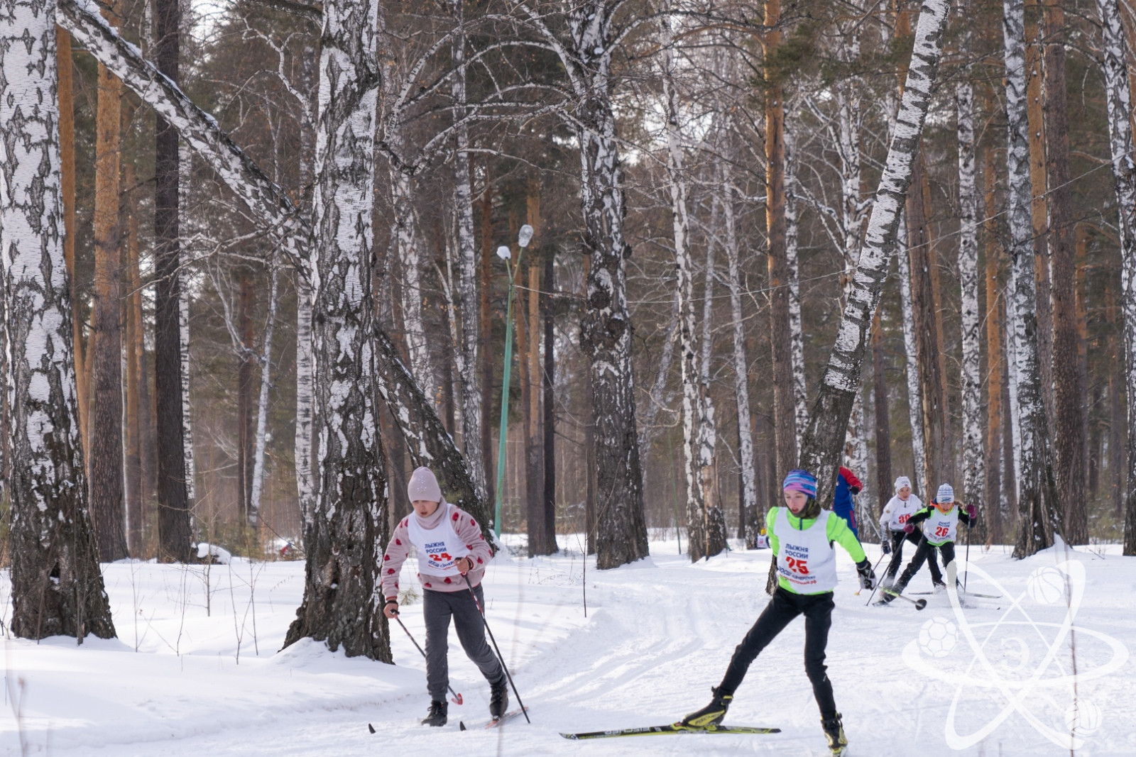 Среднеуральск лыжная трасса вид 2.  