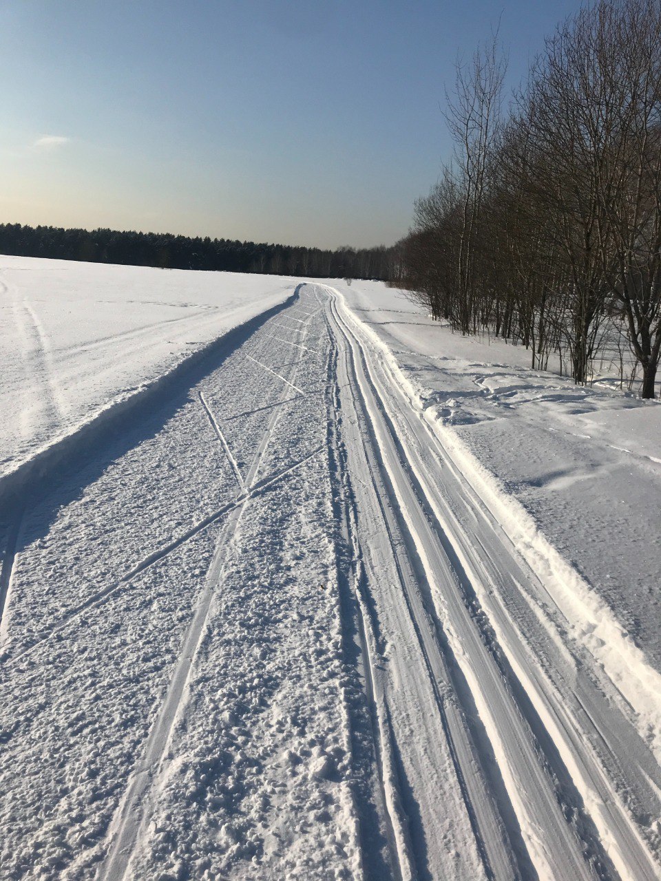 Акулово лыжная трасса вид 1.  
