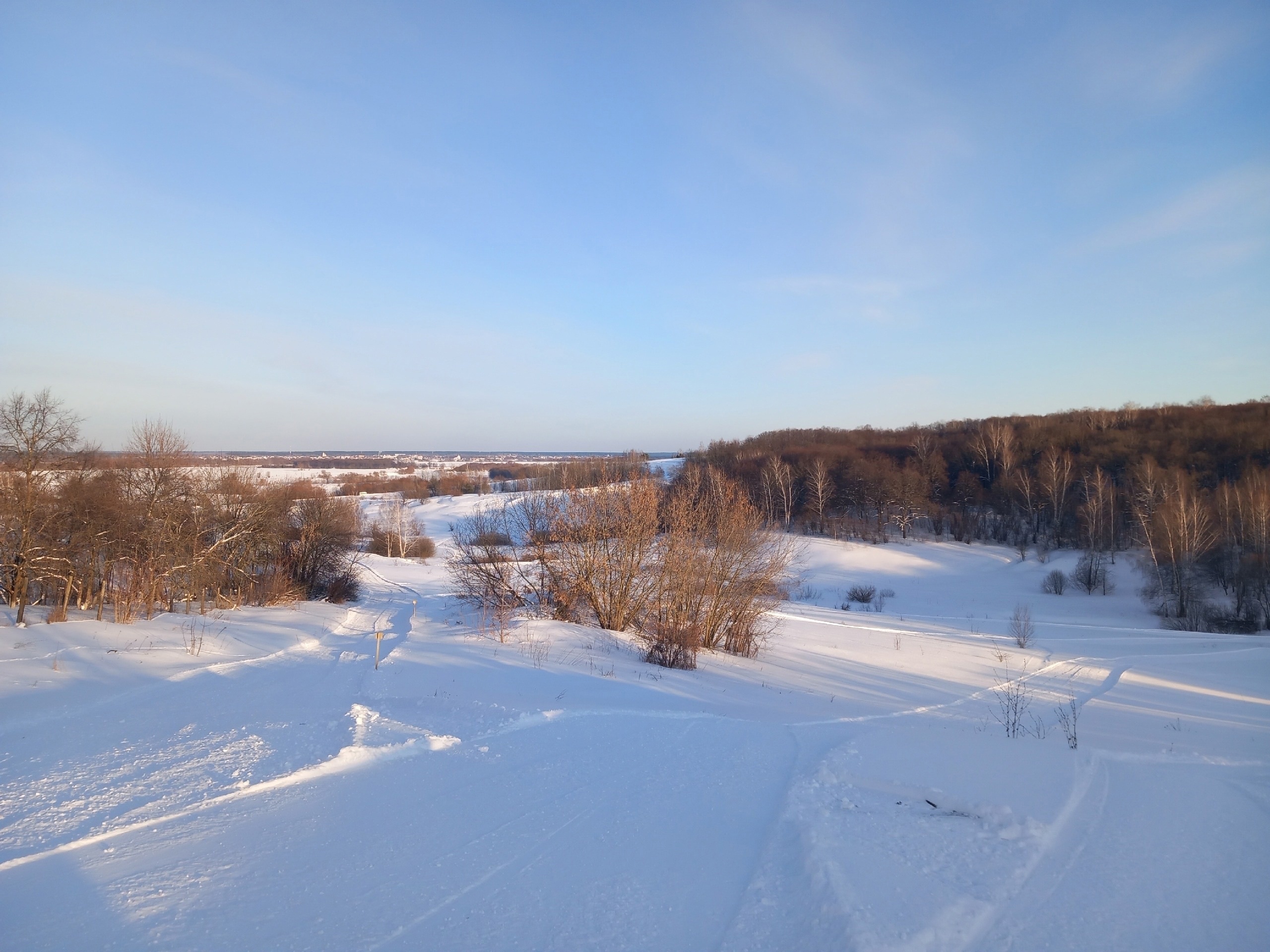Буково лыжная трасса вид 1.  