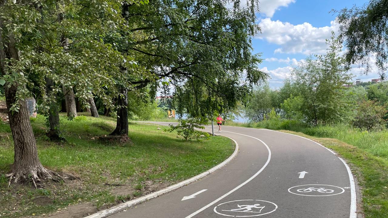 Раменское лыжероллерная трасса вид 2.  