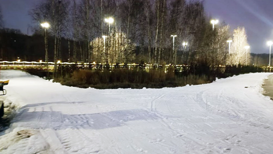 Курьяново лыжная трасса вид 2.  