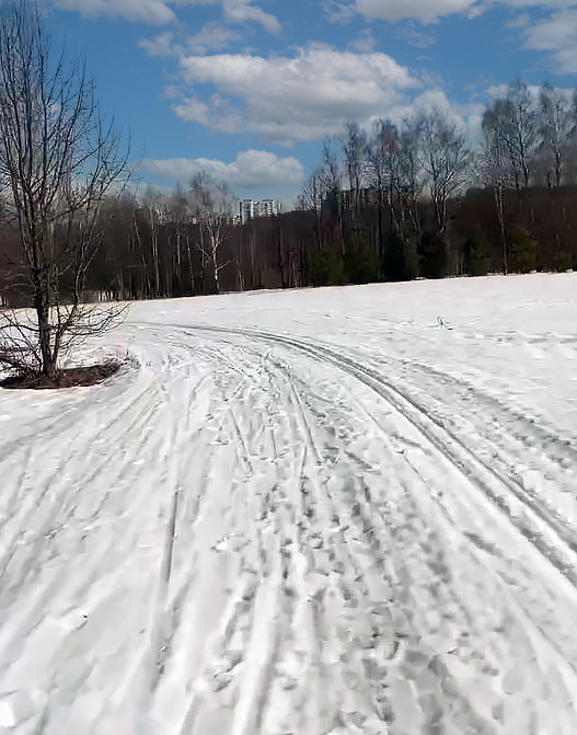 Трасса лыжная Поляны, состояние на 25 марта 2026 по отзыву, фото 2. 